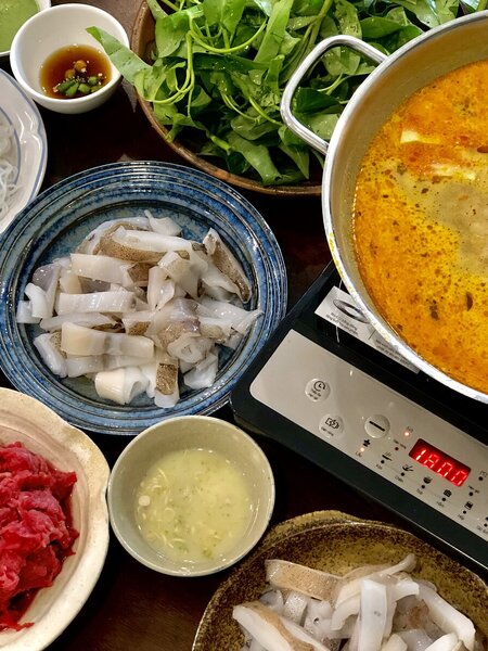 Combo nấu Lẩu thái hải sản