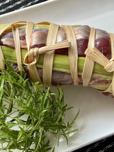 Bắp bò cuộn sả