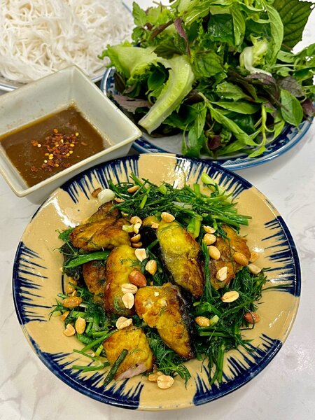 Combo nấu Chả cá lã vọng - cá  ướp sẵn