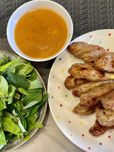 Combo nấu Nem lụi cuộn sả