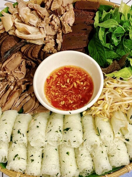 Combo nấu bánh hỏi lòng heo
