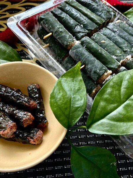 Bò cuốn lá lốt