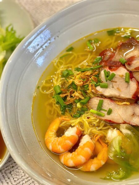 Combo Mì xá xíu tôm