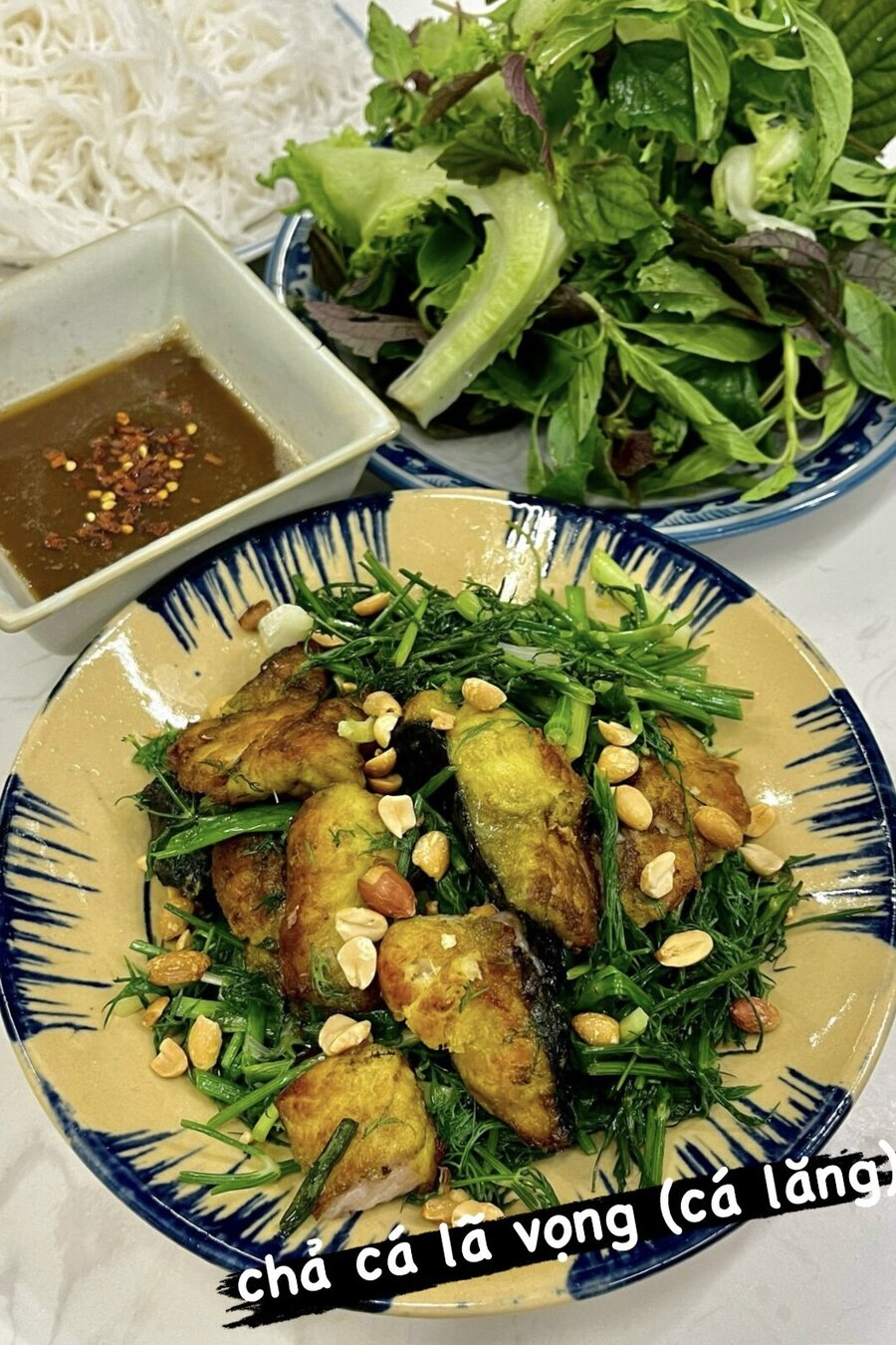 Combo nấu Chả cá lã vọng - cá  ướp sẵn