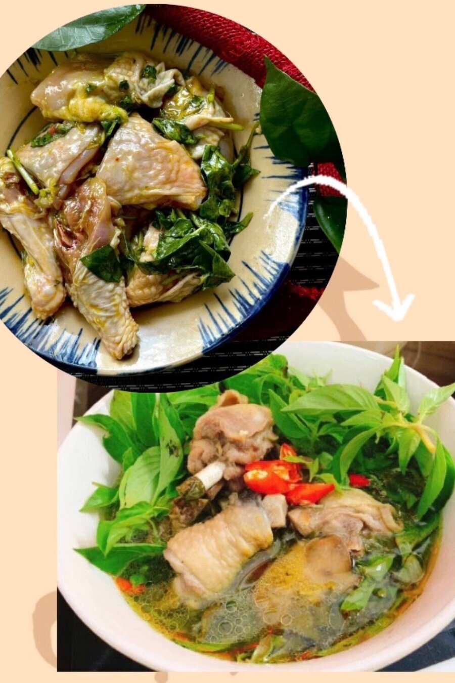 Combo nấu Lẩu gà lá é - ướp sẵn