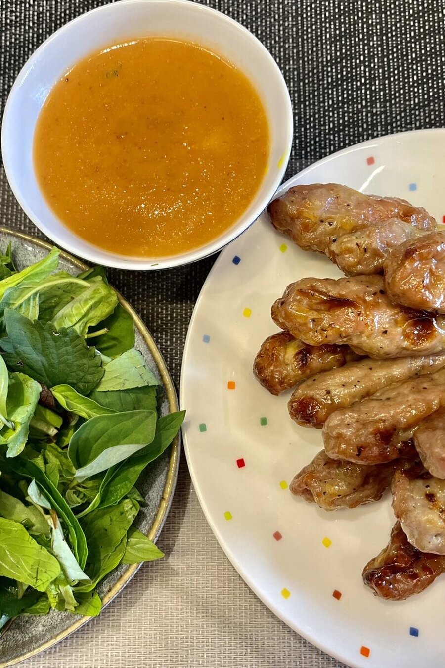 Combo nấu Nem lụi cuộn sả