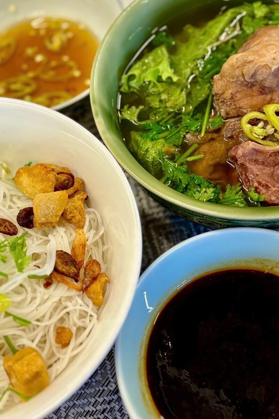 Combo nấu Hủ tíu xương khô