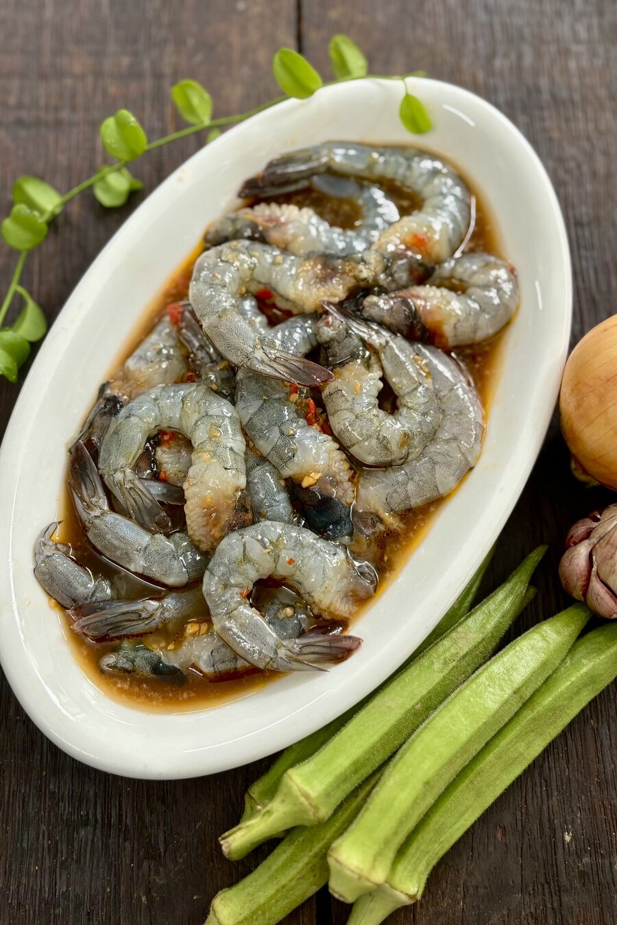 Tôm ướp kho tàu