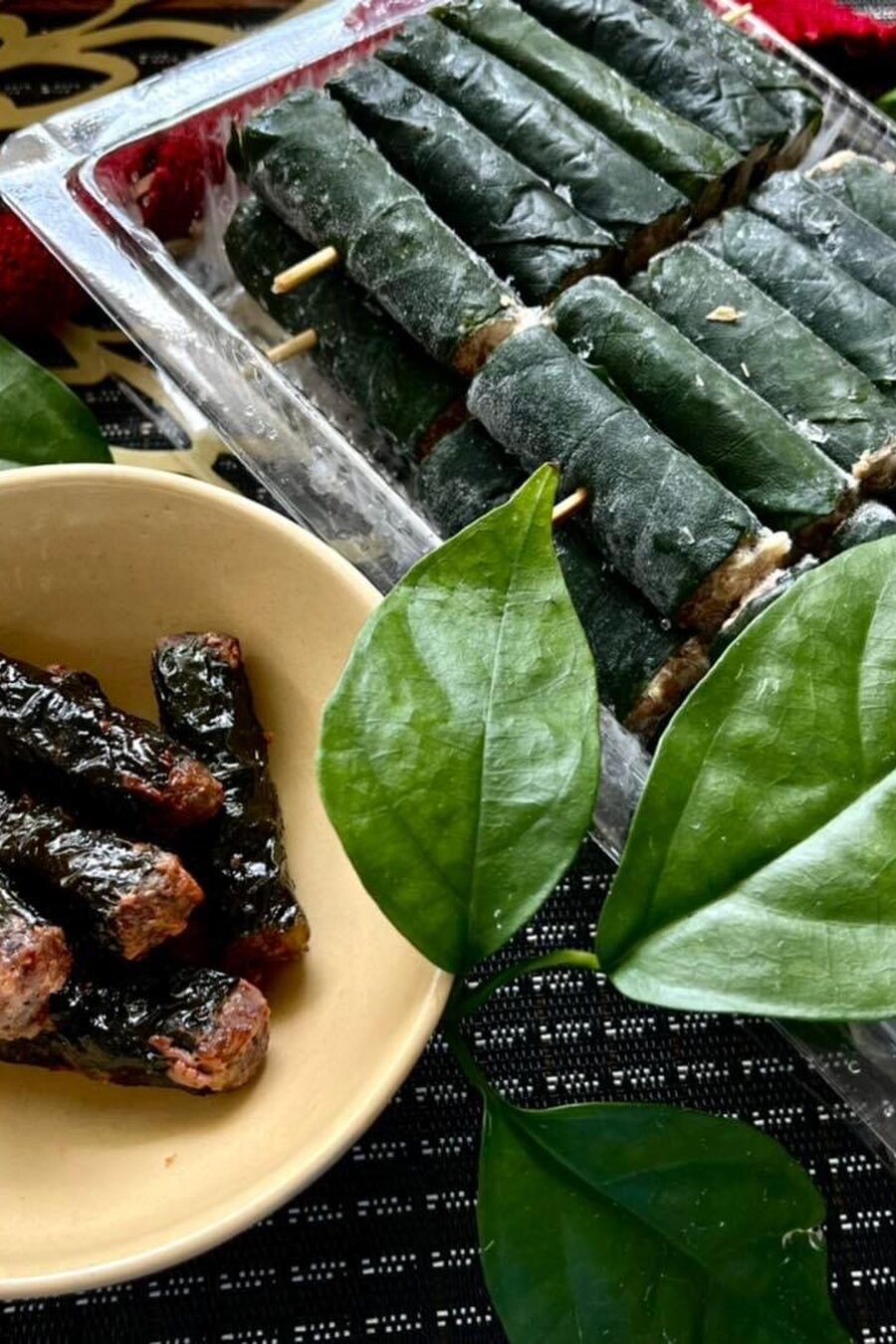 Bò cuốn lá lốt