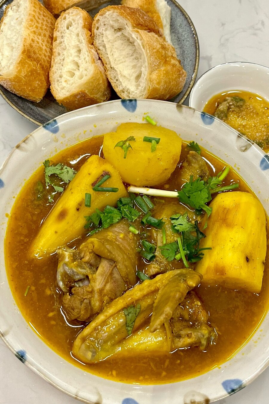 Combo nấu Cary gà ướp sẵn