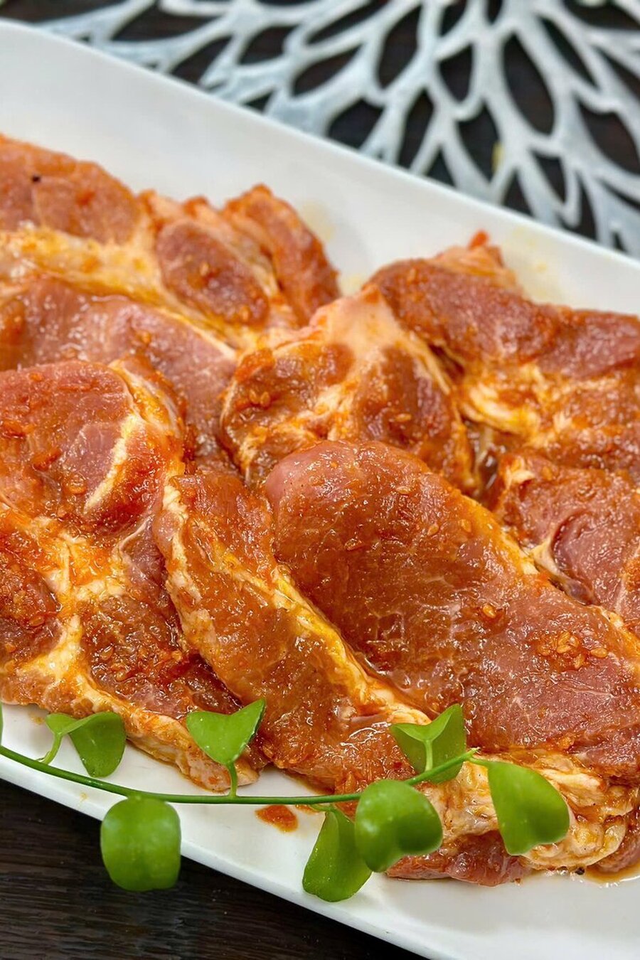 Nạc dăm giòn ướp nướng ( hoặc cơm tấm )