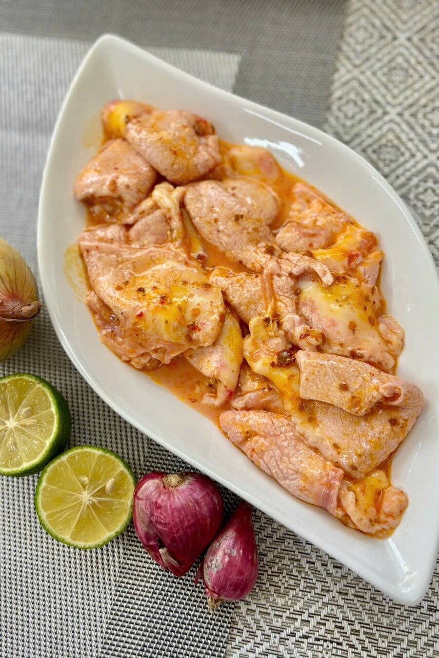 Nậm sữa ướp chao + sate