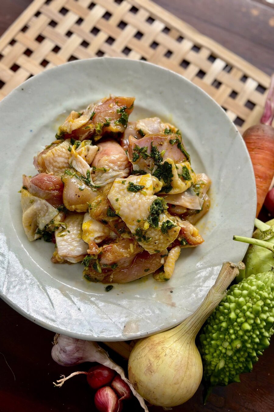 Combo nấu Lẩu gà lá é - ướp sẵn