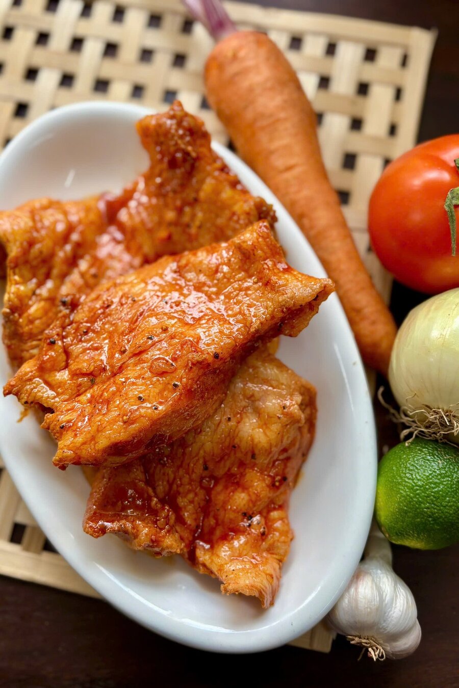 Nạc nọng ướp xá xíu