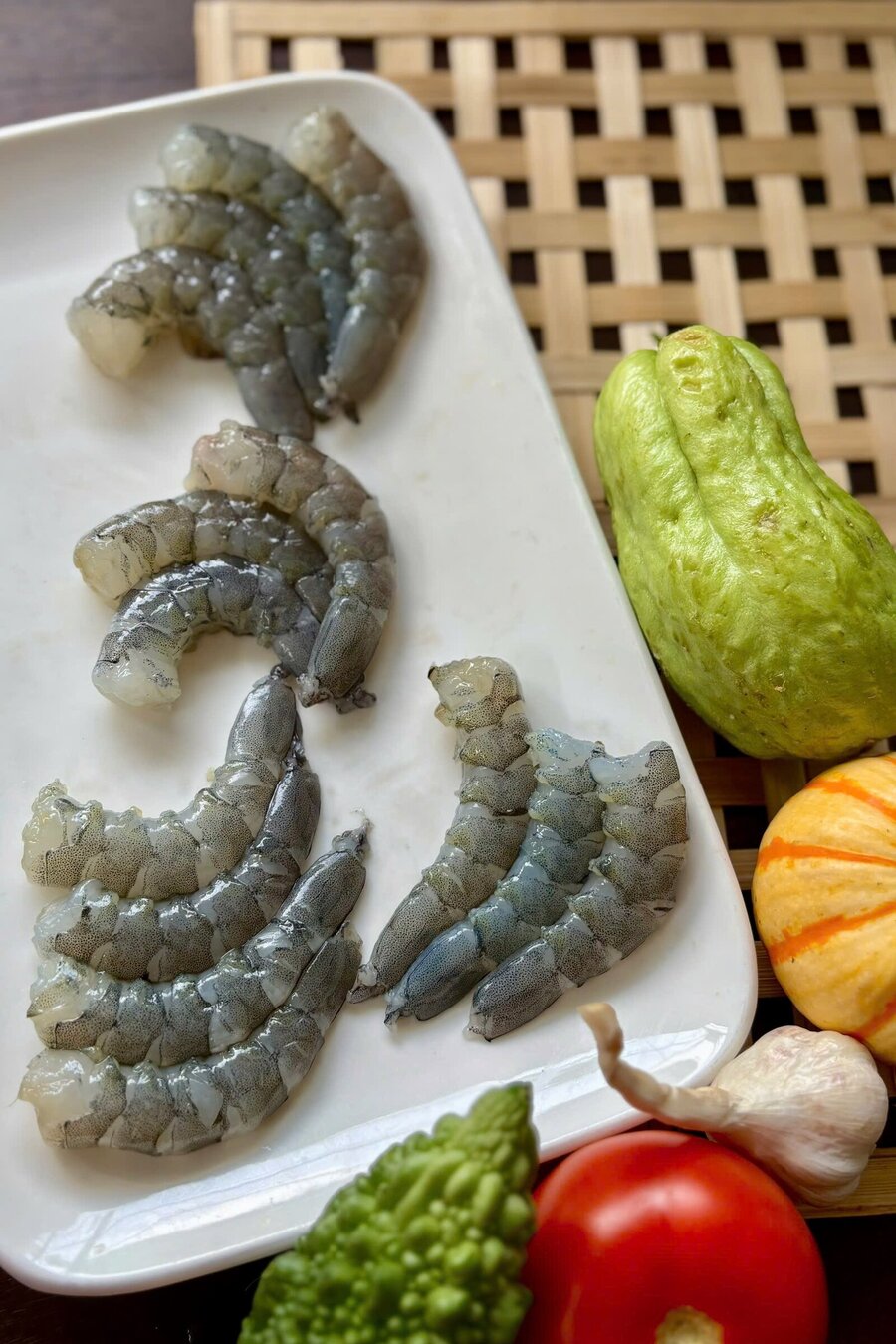 Tôm thẻ lột vỏ