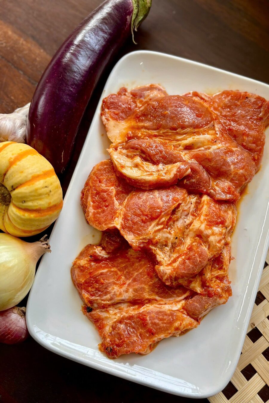 Nạc dăm giòn ướp nướng