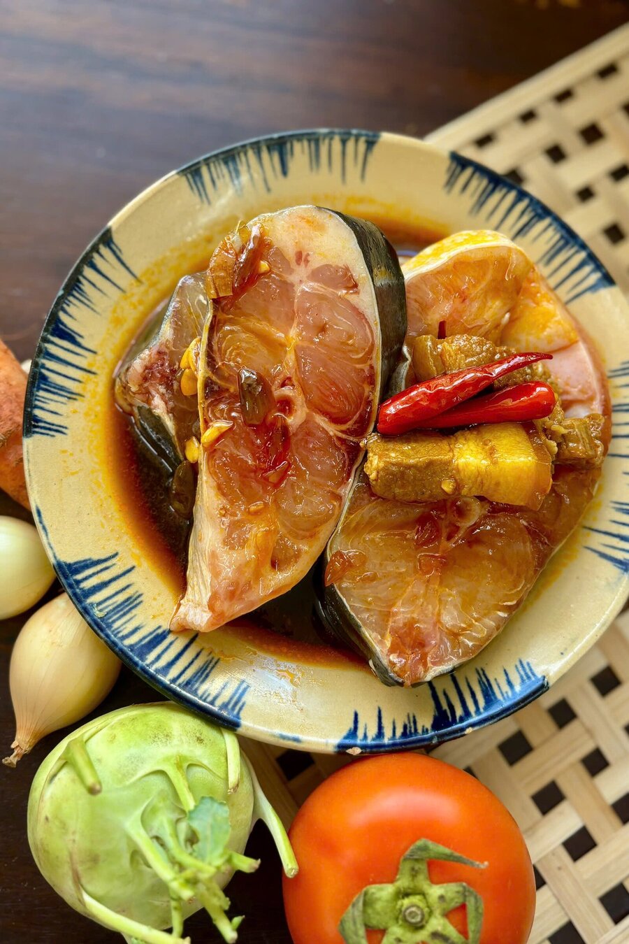 Cá dứa - ướp kho tộ