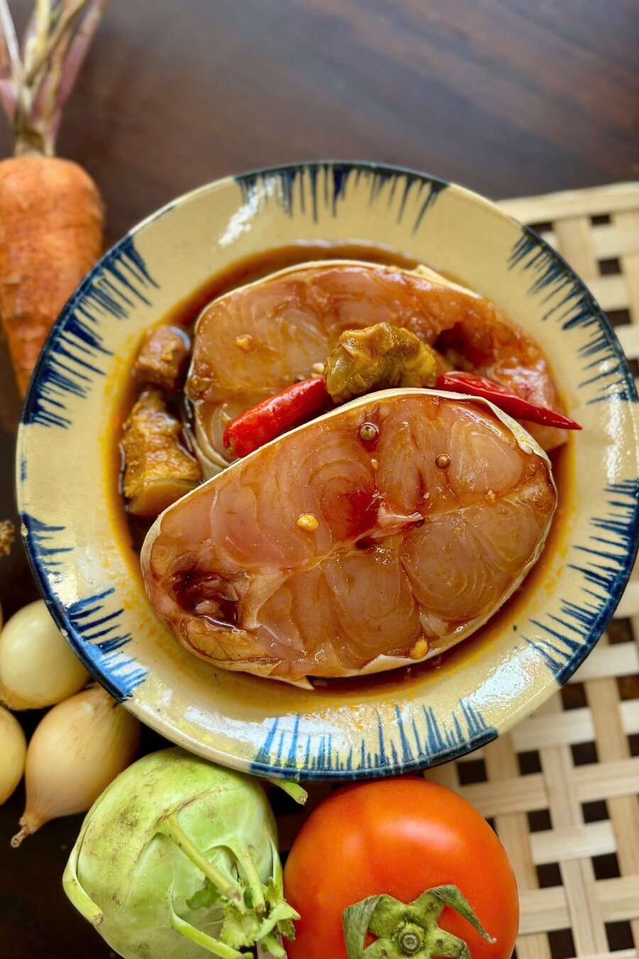 Cá lăng - ướp kho tộ