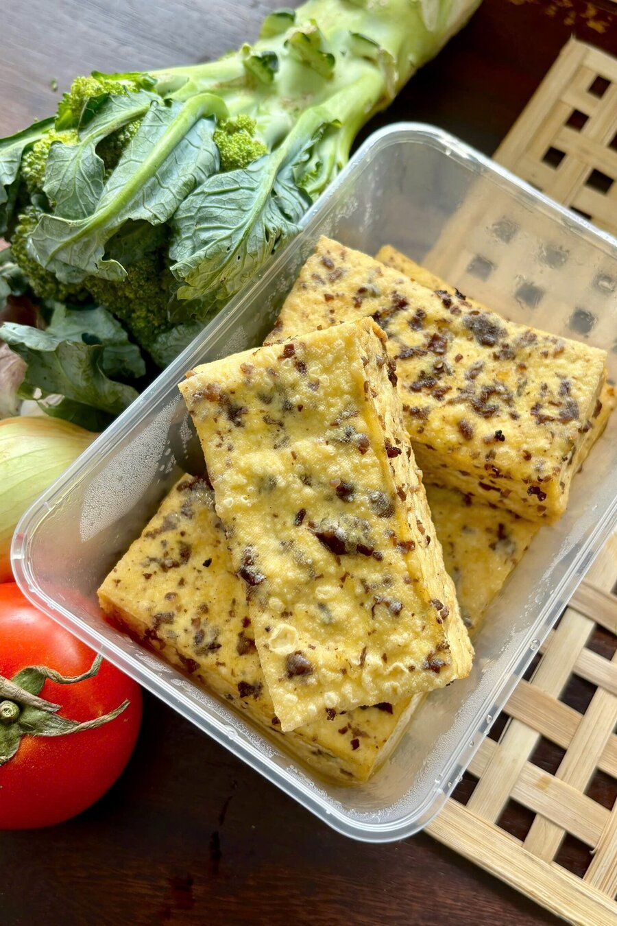 Đậu hủ nhân nấm mèo