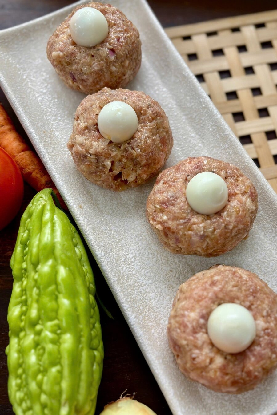 Xíu mại trứng cút - ướp sẵn