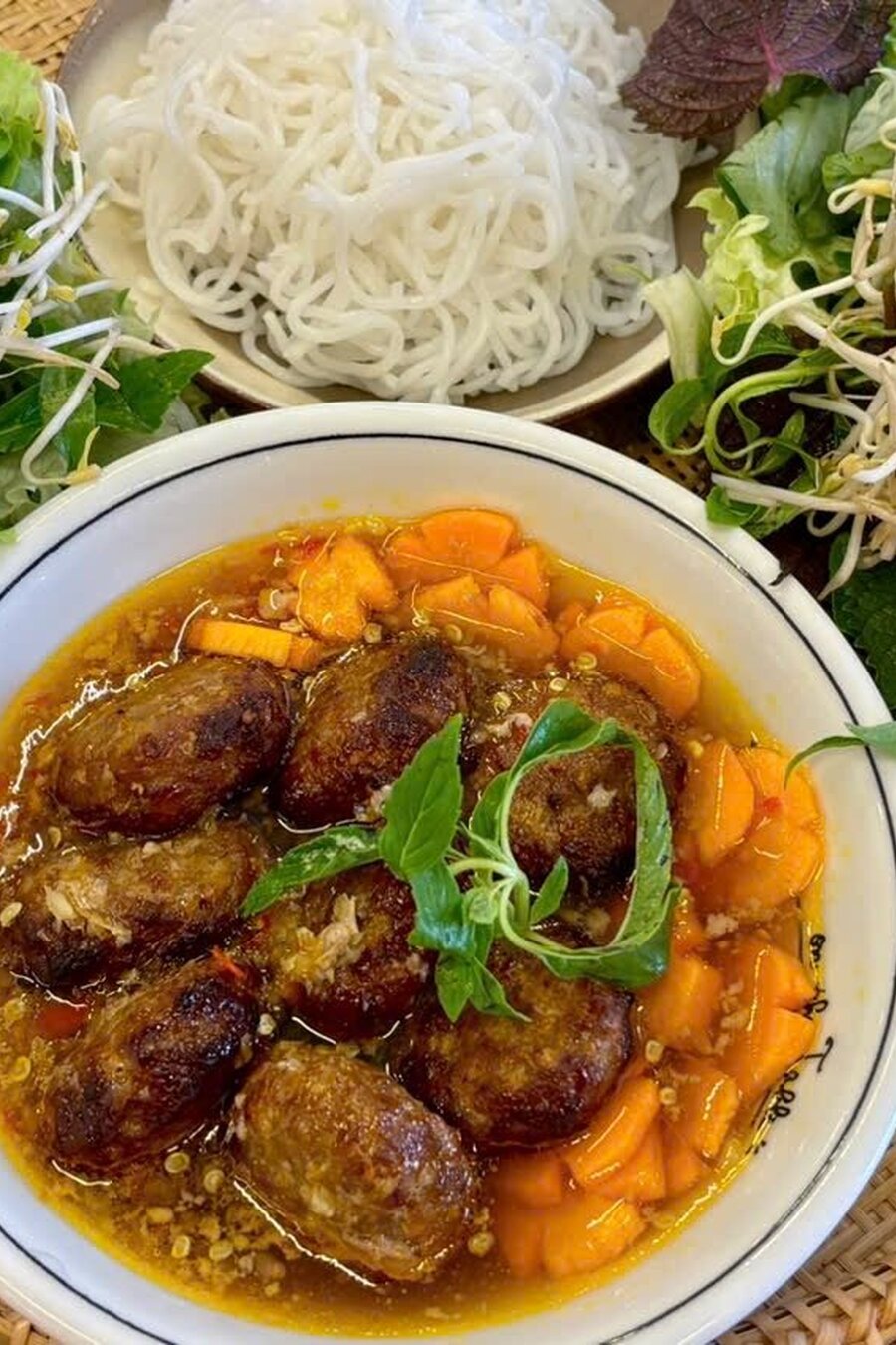 Combo nấu Bún thịt nướng