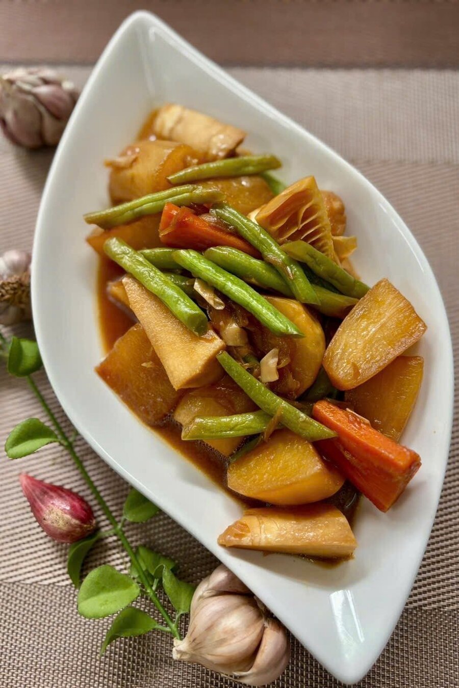 Combo Củ quả kho chay