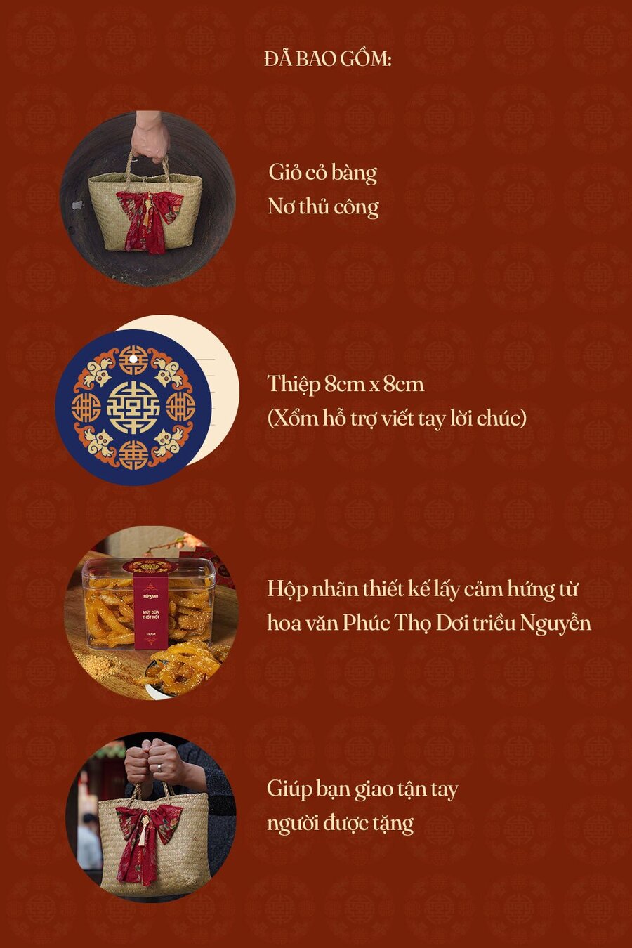 SET NGŨ VỊ - Tròn trịa trên bàn trà tết